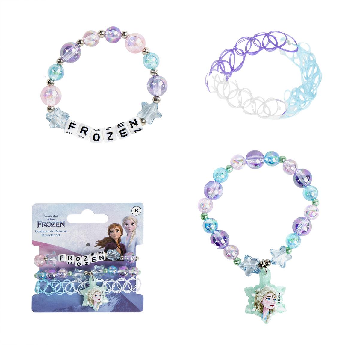 Conjunto 3 Pulseiras Frozen