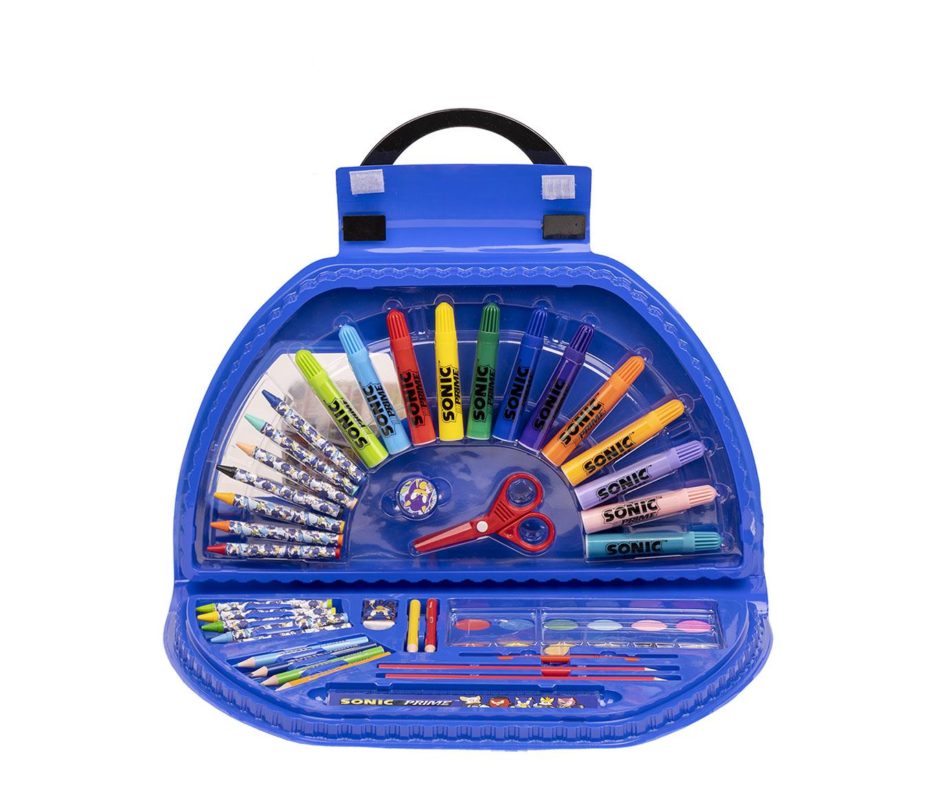 Conjunto Com Acessórios De Pintura Sonic