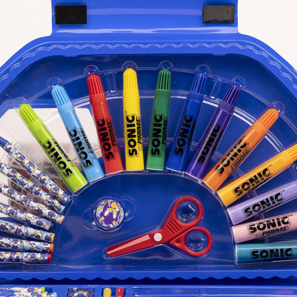Conjunto Com Acessórios De Pintura Sonic