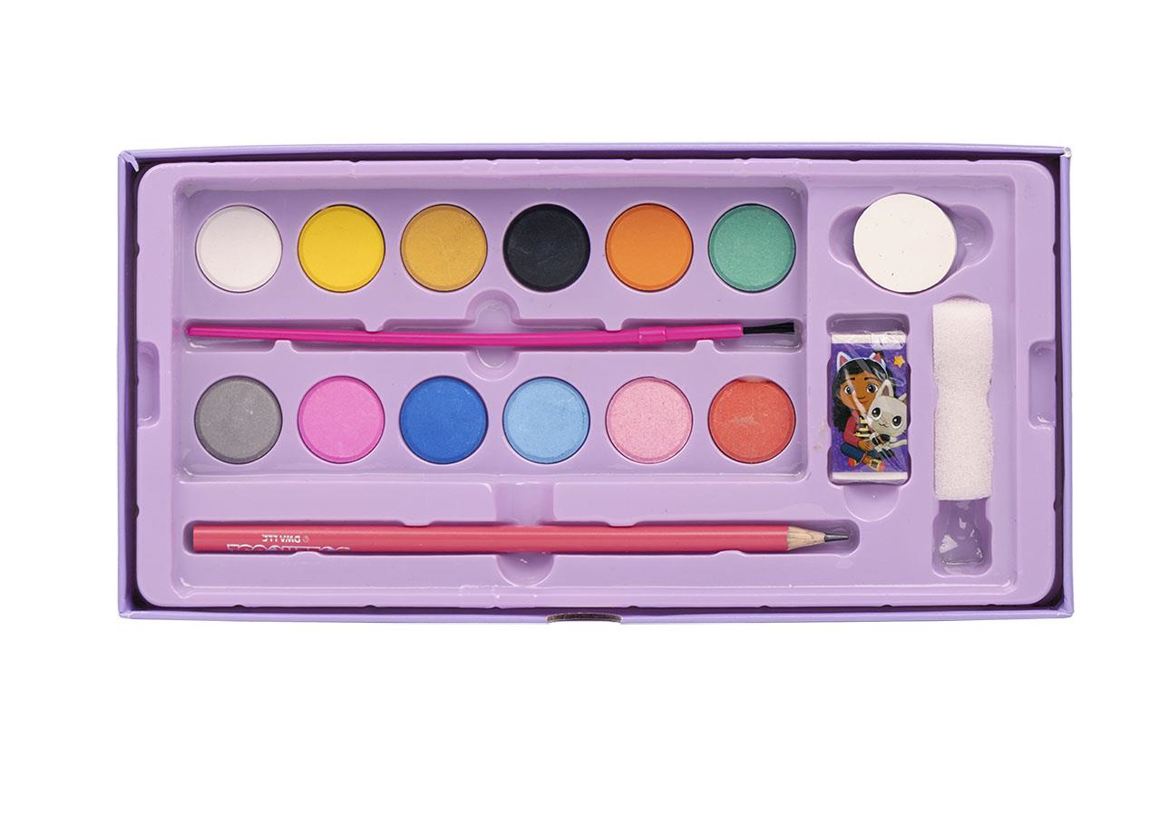 Conjunto Com Acessórios De Pintura Gabby