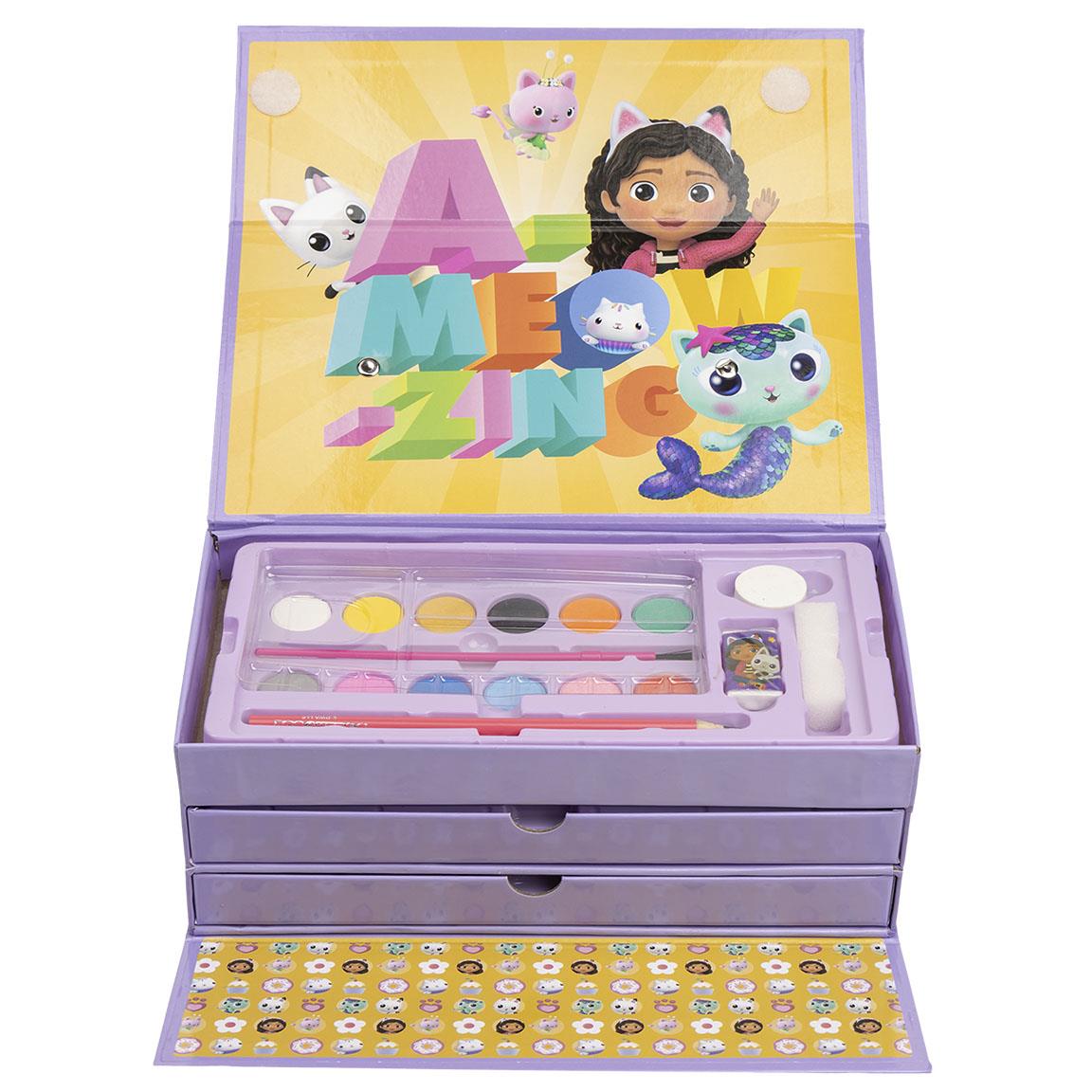 Conjunto Com Acessórios De Pintura Gabby