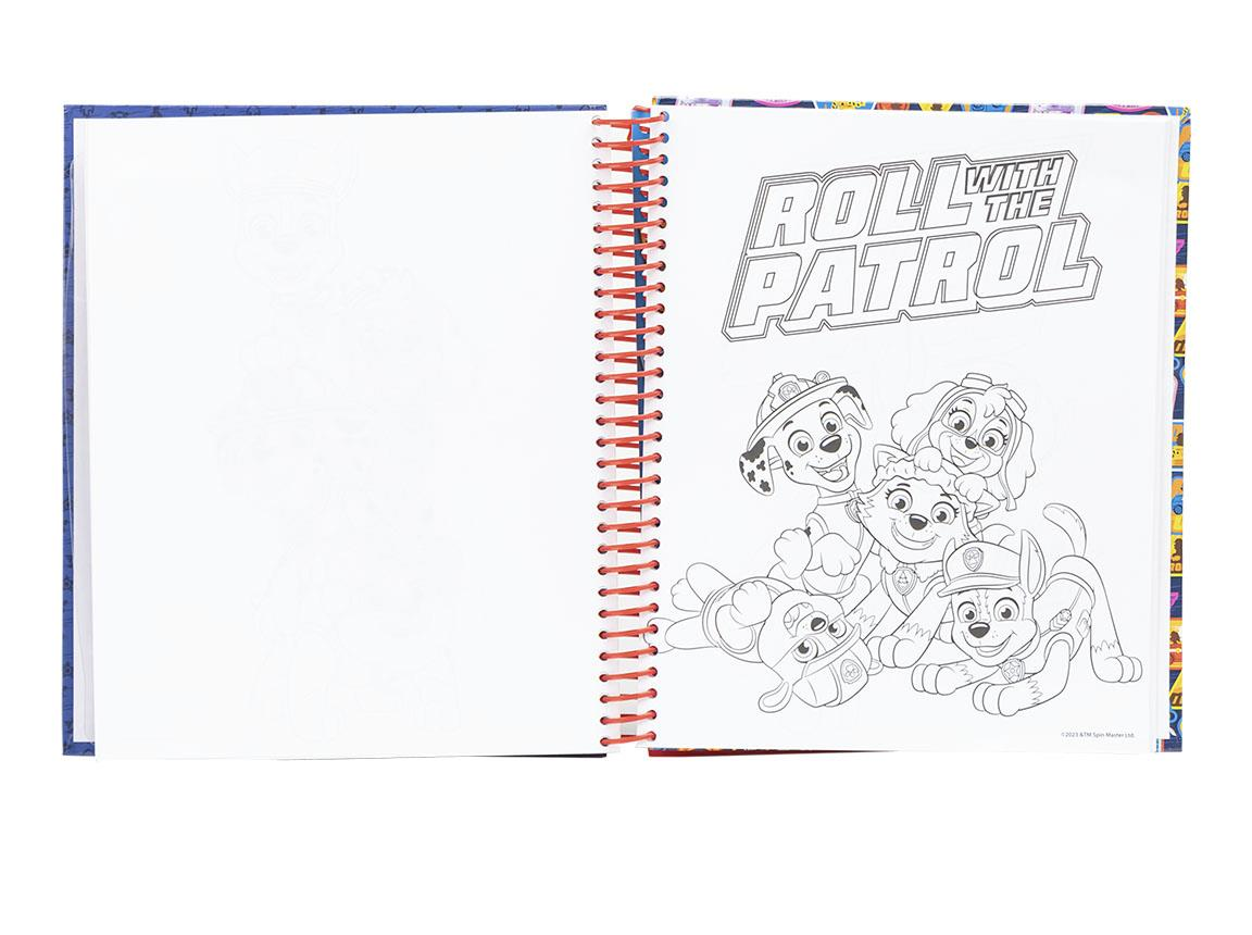 Caderno De Colorir Com Acessórios Patrulha Pata
