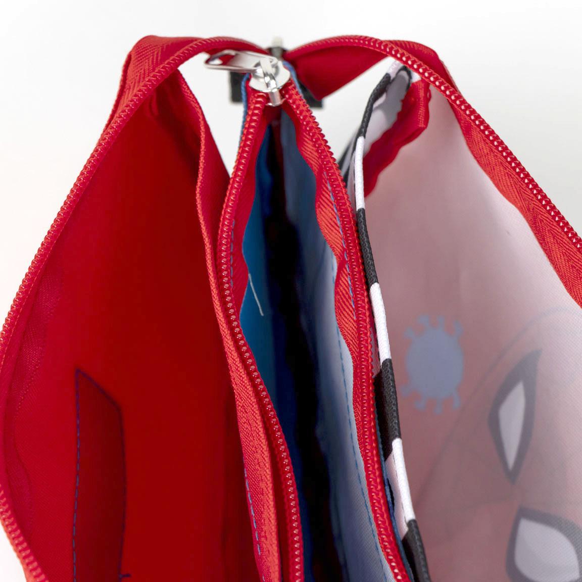 Estojo Homem Aranha 3 compartimentos