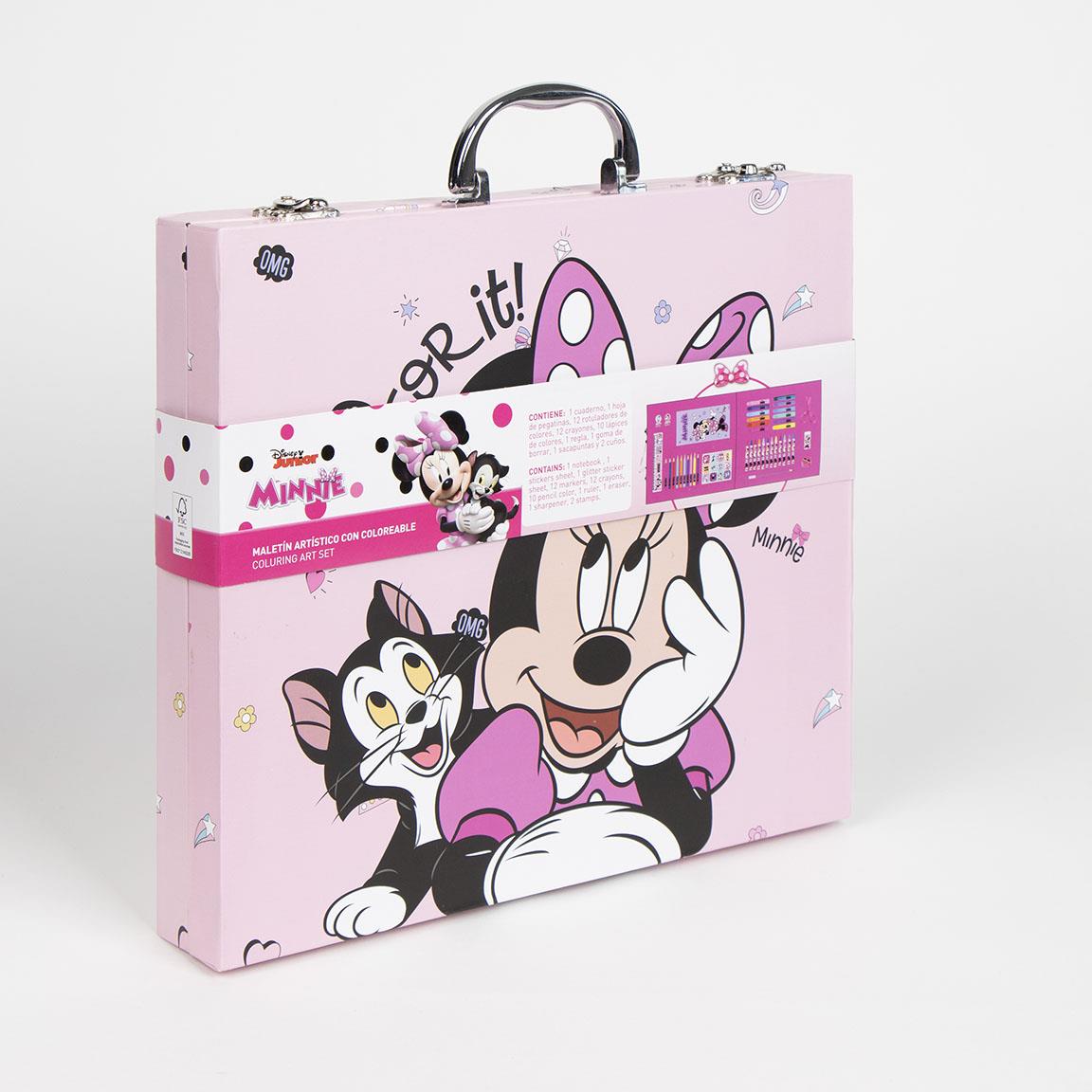 Conjunto Com Acessórios De Pintura Minnie