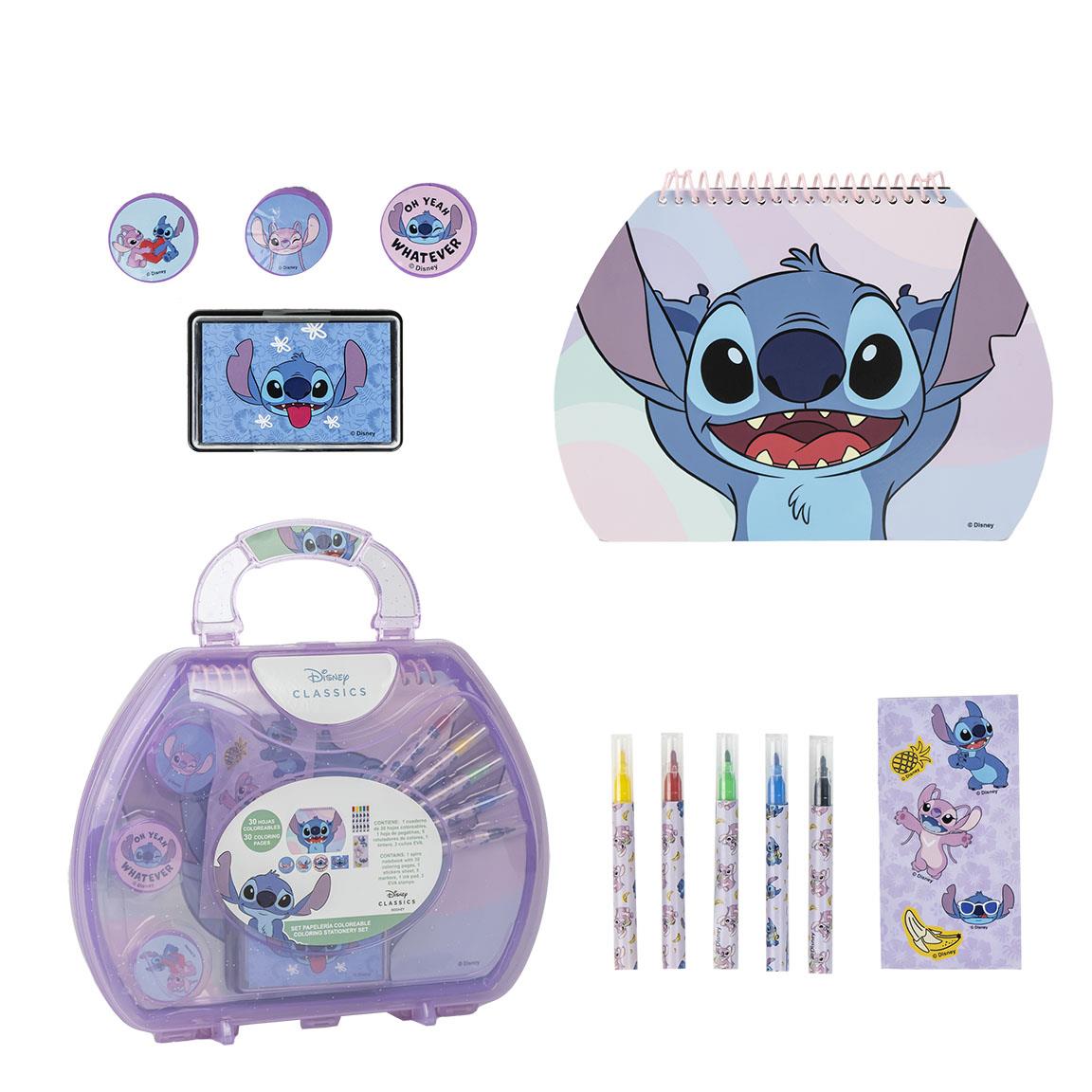 Mala Com Acessórios De Pintura Stitch
