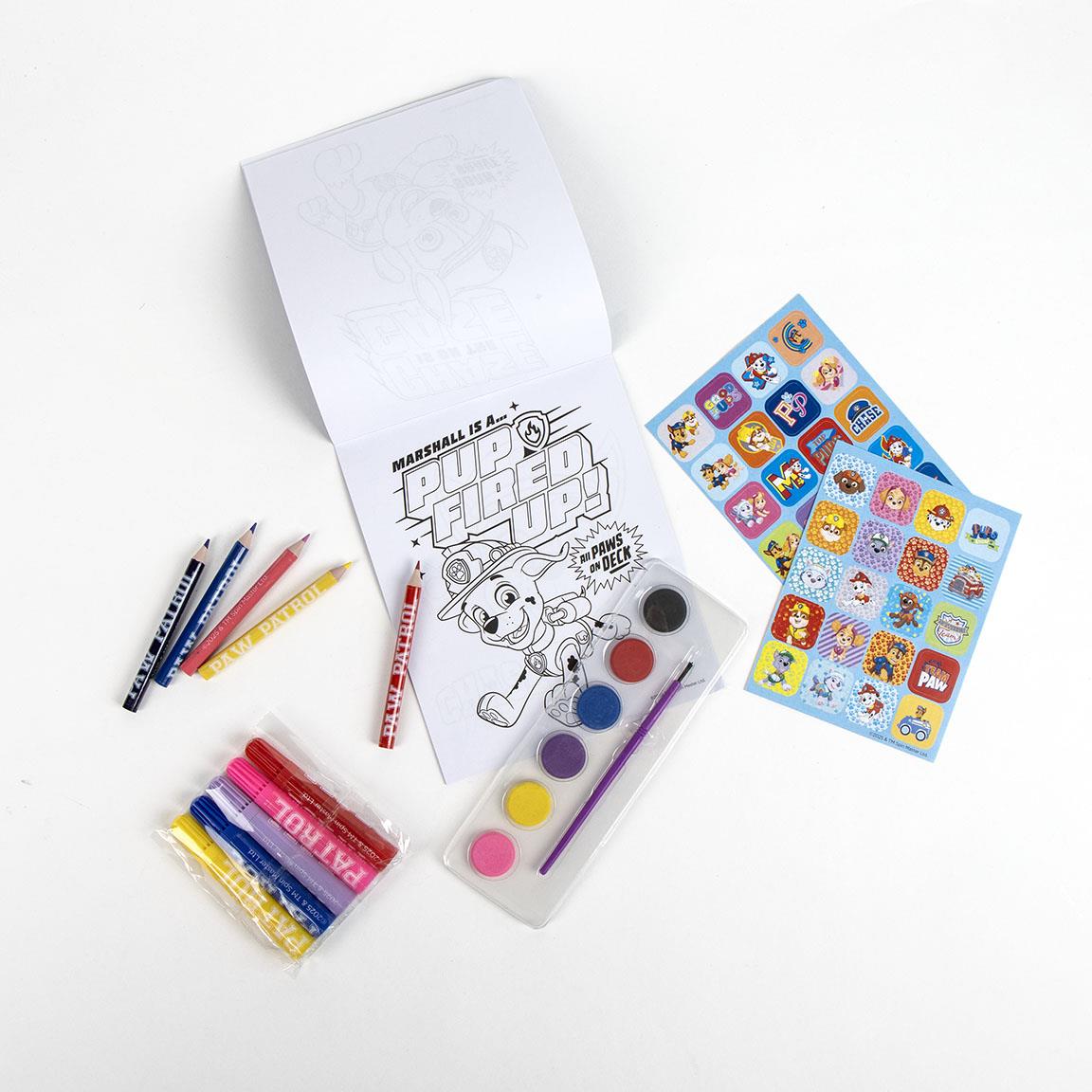 Mochila Com Acessórios De Pintura Patrulha Pata
