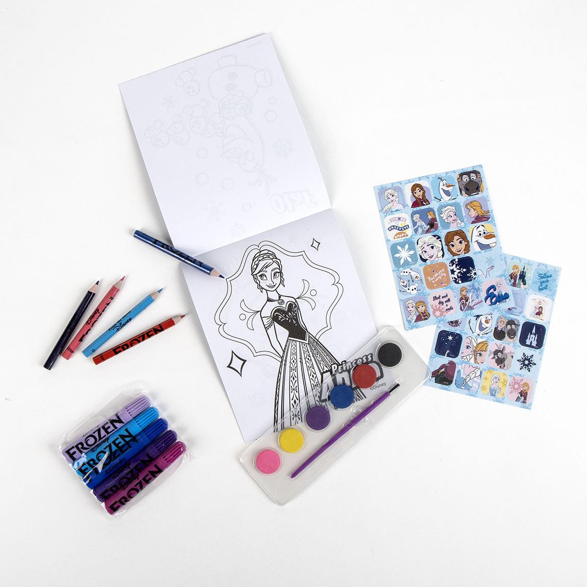 Mochila Com Acessórios De Pintura Frozen