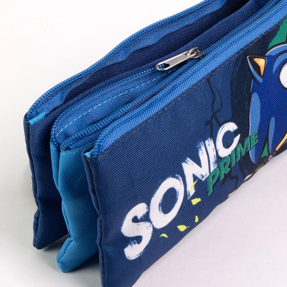 Estojo Sonic 3 Compartimentos