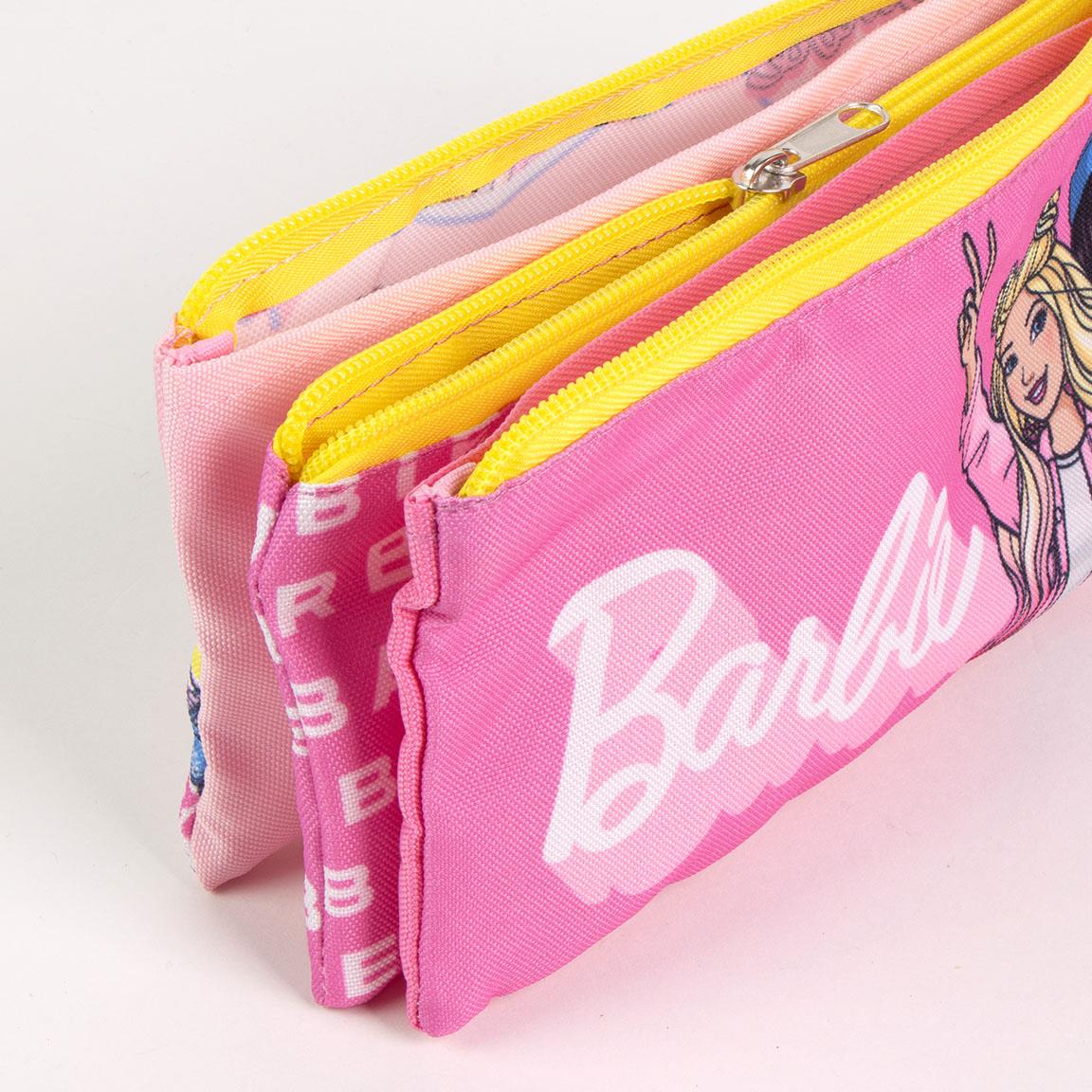 Estojo Barbie 3 Compartimentos