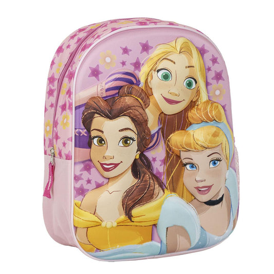 Mochila Princesas 3D Pré-Escola