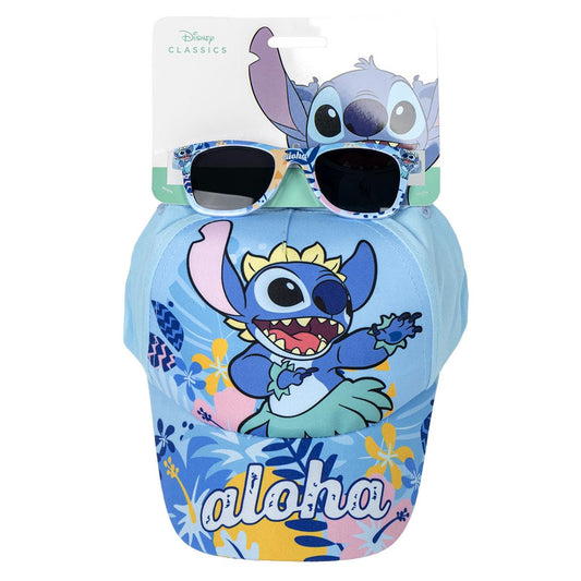 Conjunto Stitch Chapéu e Óculos de Sol