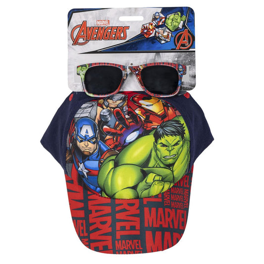Conjunto Avengers Chapéu e Óculos de Sol