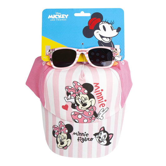 Conjunto Minnie Chapéu e Óculos de Sol