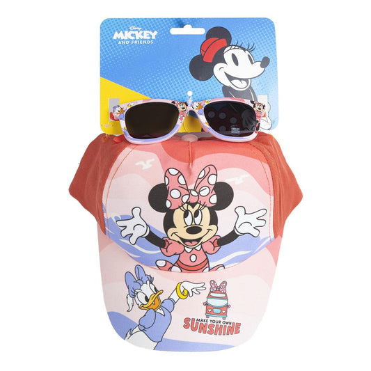 Conjunto Minnie Chapéu e Óculos de Sol