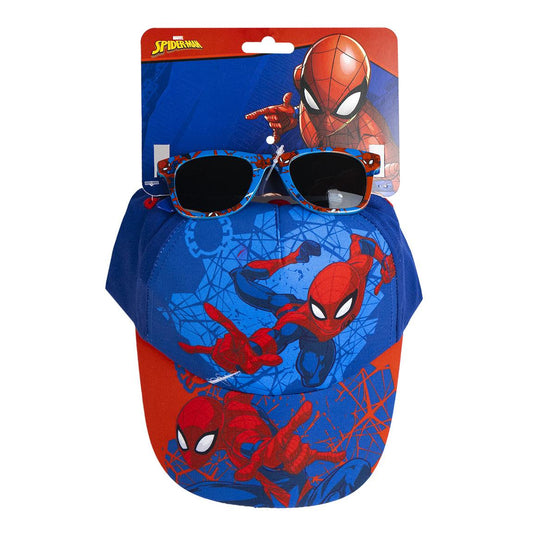 Conjunto Homem Aranha Chapéu e Óculos de Sol