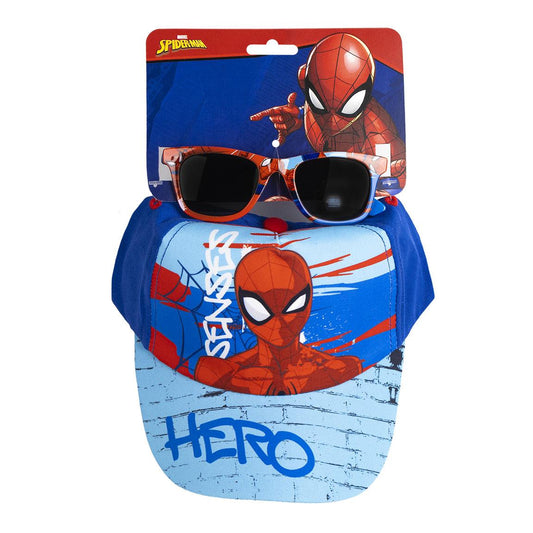 Conjunto Homem Aranha Chapéu e Óculos de Sol