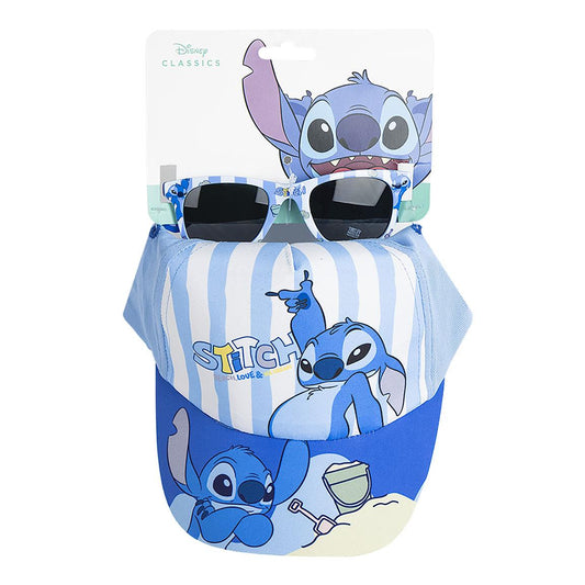 Conjunto Stitch Chapéu e Óculos de Sol