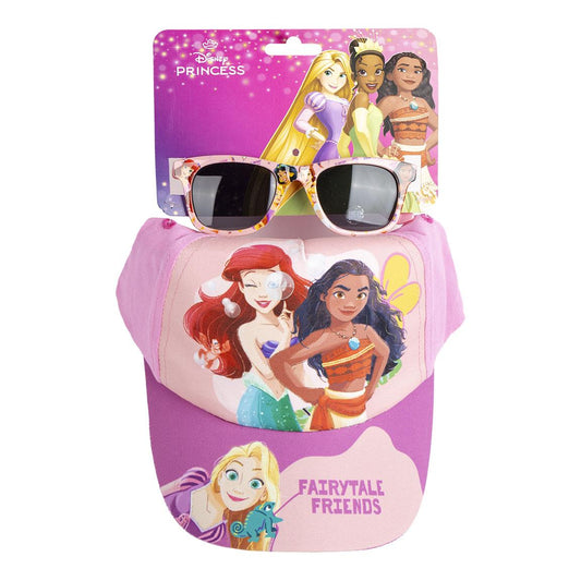 Conjunto Princesas Chapéu e Óculos de Sol