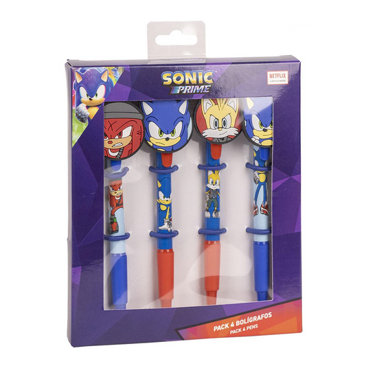 Conjunto 4 Canetas Sonic