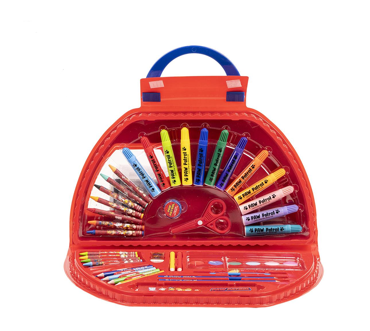 Conjunto Com Acessórios De Pintura Patrulha Pata
