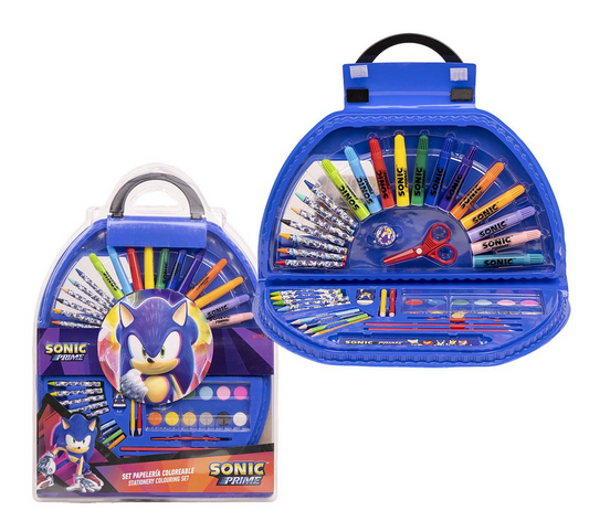 Conjunto Com Acessórios De Pintura Sonic