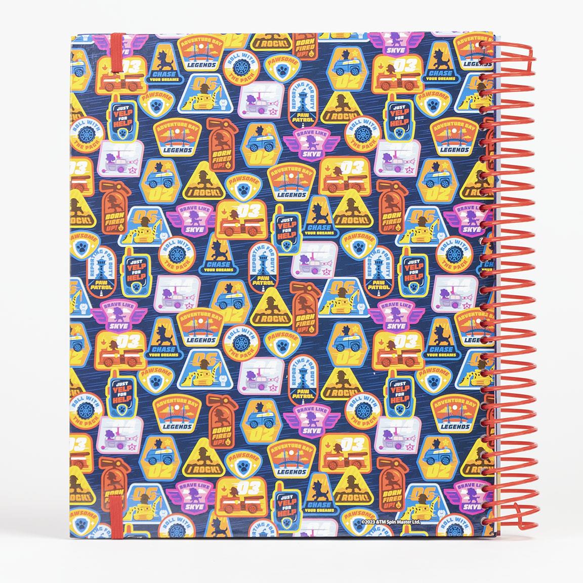 Caderno De Colorir Com Acessórios Patrulha Pata