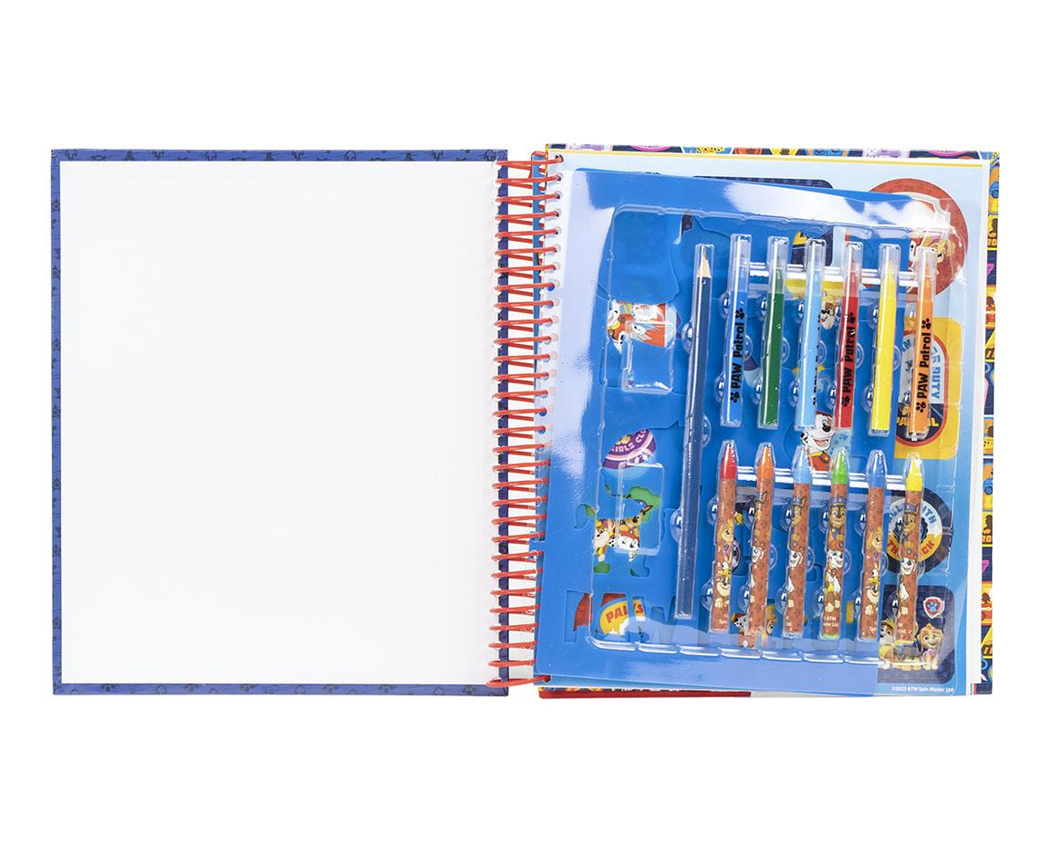 Caderno De Colorir Com Acessórios Patrulha Pata