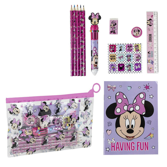 Conjunto Com Acessórios De Pintura Minnie