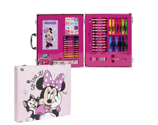 Conjunto Com Acessórios De Pintura Minnie