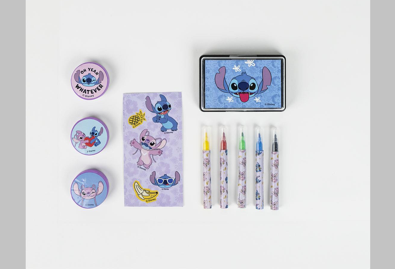 Mala Com Acessórios De Pintura Stitch