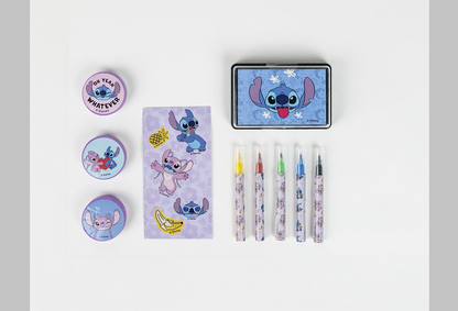 Mala Com Acessórios De Pintura Stitch