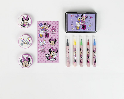 Mala Com Acessórios De Pintura Minnie