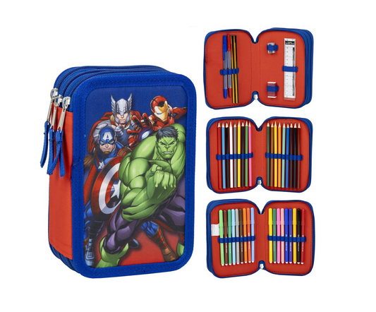 Estojo Avengers Com Acessórios Giotto