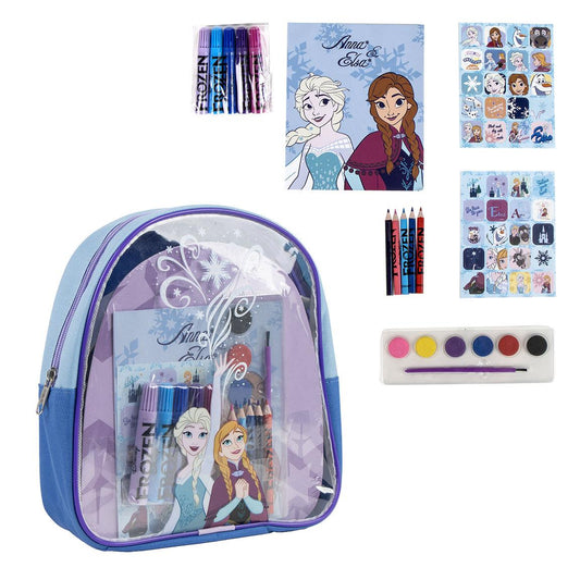 Mochila Com Acessórios De Pintura Frozen
