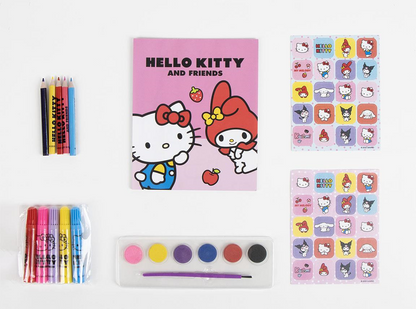Mochila Com Acessórios De Pintura Hello Kitty