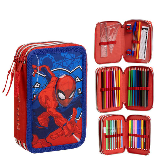 Estojo Homem Aranha Com Acessórios Giotto