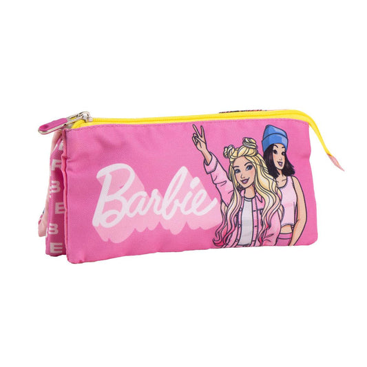 Estojo Barbie 3 Compartimentos